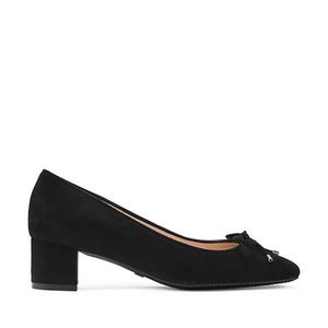 Stuart Weitzman Black Suede Pump
